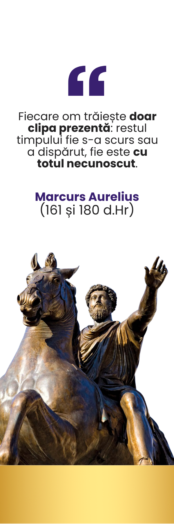 Semn de carte - Marcus Aurelius