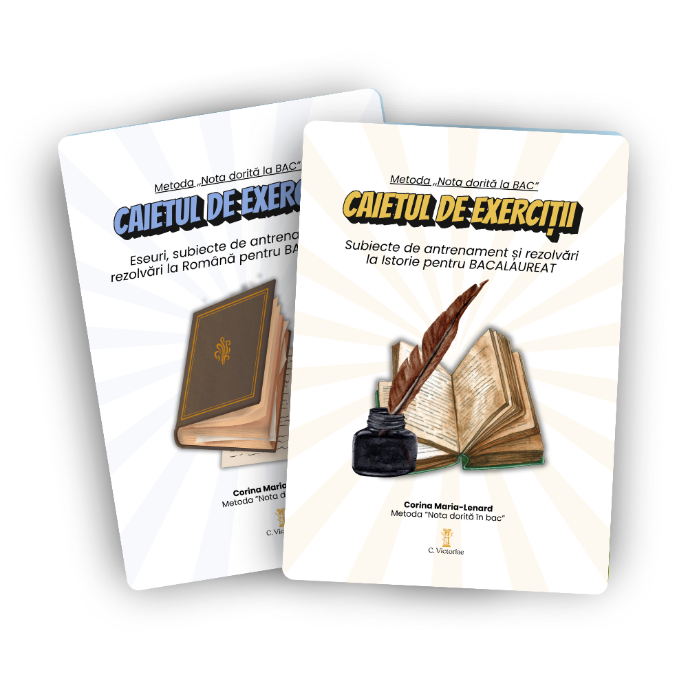 Pachet Caiete de exerciții (ROMÂNĂ & ISTORIE)